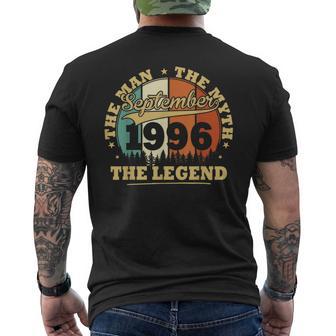 Humourintageeptembre 1996 Cadeau D'anniversaire 30 Ans T-shirt imprimé au dos - Cadeauxyz