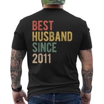 Idea De Regalo Para El Noveno Aniversario De Boda Marido Desde 2011 Camiseta Hombre Estampado Espalda - Regaloses