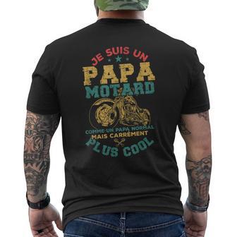 Idée Cadeau Motard Futur Papa Cool Jeuis Un Papa Motard T-shirt imprimé au dos - Cadeauxyz