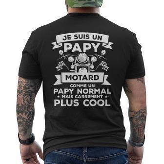 Idée Drôle De Cadeau De Motocyclisme Pour Un Papy Motard T-shirt imprimé au dos - Cadeauxyz
