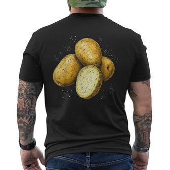 Illustration Motif Pomme De Terre Et Légumes T-shirt imprimé au dos - Cadeauxyz
