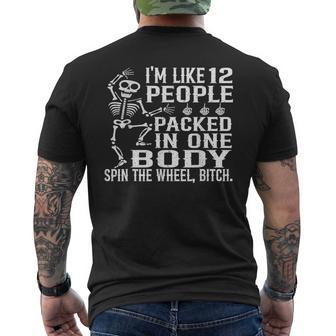 I'm Like 12 People Packed In One Body Men's T-shirt Back Print | Seseable UK