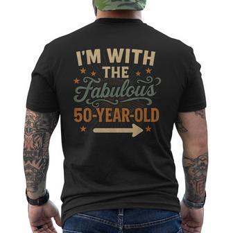 I'm With The 50 Year Old Easy Matching Halloween Costume Men's T-shirt Back Print | Seseable UK