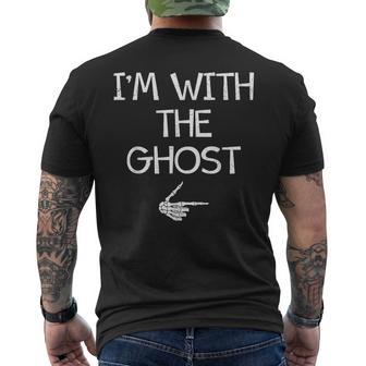 I'm With The Ghost Halloween Costume Couples Matching Men's T-shirt Back Print | Seseable UK