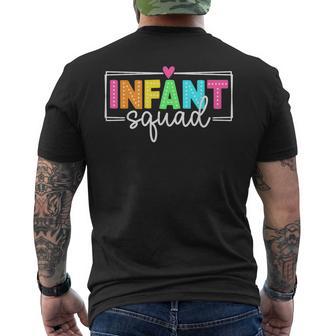 Infant Squad Back To School Teachers Students Men's T-shirt Back Print - Thegiftio UK