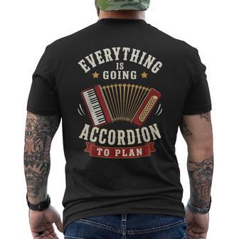 Instrument De Musique Amusant Avec Lecteur D'accordéon T-shirt imprimé au dos - Cadeauxyz