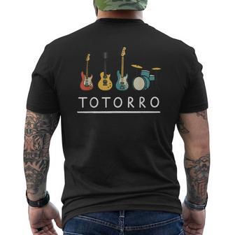 Instruments De Musique Totorro T-shirt imprimé au dos - Cadeauxyz