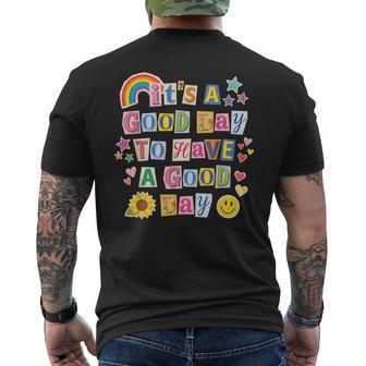 It’S A Good Day To Have A Good Day Retro Magazine Style Men's T-shirt Back Print - Thegiftio UK