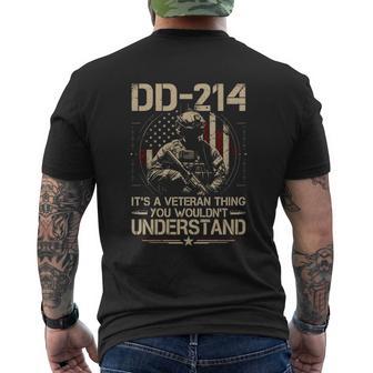 It's A Veteran Thing You Wouldn't Understand Veteran T Shirt Name Men's T-shirt Back Print | Seseable UK