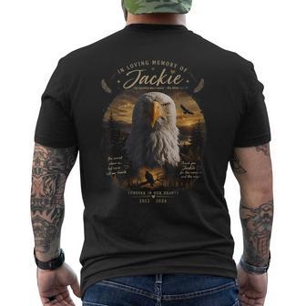 Jackie Bald Eagle Memorial In Loving Our Heart Men's T-shirt Back Print | Seseable UK