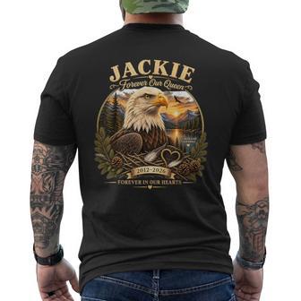 Jackie And Shadow Eagle Family Nature Men's T-shirt Back Print | Seseable UK