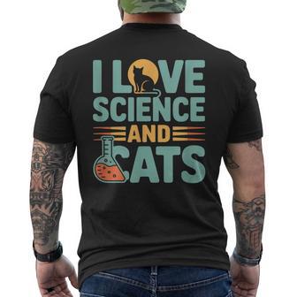 J'aime Lacience Et La Chimie Des Chats Féline T-shirt imprimé au dos - Cadeauxyz