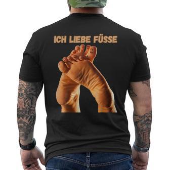 J'aime Les Pieds Cool Pour Les Amateurs De Pieds Ou Podologues T-shirt imprimé au dos - Cadeauxyz