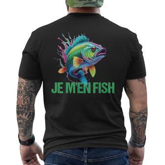 Je M'en Fish Pêcheur Et Poisson Humoristique Cadeau Drôle T-shirt imprimé au dos - Cadeauxyz