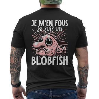Je M’En Fous Jeuis Un Blobfish Mignon Blobfish T-shirt imprimé au dos - Cadeauxyz