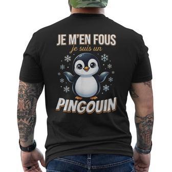 Je M'en Fous Jeuis Un Pingouin Animal Polaire Enfant Drôle T-shirt imprimé au dos - Cadeauxyz