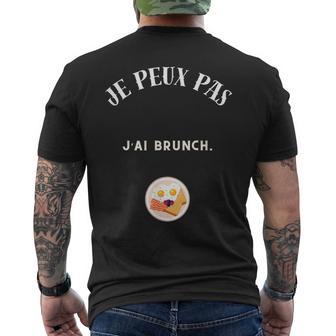 Je Peux Pas J'ai Brunch T-shirt imprimé au dos - Cadeauxyz