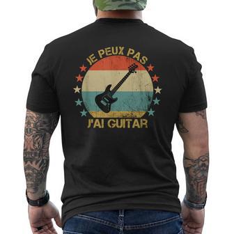 Je Peux Pas J'ai Guitare Musicien Guitariste T-shirt imprimé au dos - Cadeauxyz