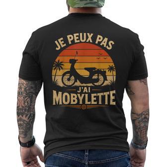 Je Peux Pas J'ai Mobylette Phrase Drôleur La Mobylette T-shirt imprimé au dos - Cadeauxyz