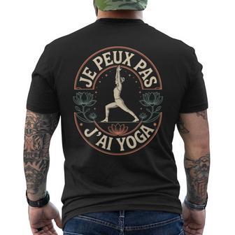Je Peux Pas J'ai Yoga Lotus Fleur T-shirt imprimé au dos - Cadeauxyz