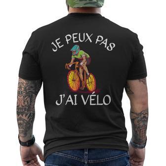 Je Peux Pas J'aiélo Humour Cadeau Cyclisteélo T-shirt imprimé au dos - Cadeauxyz