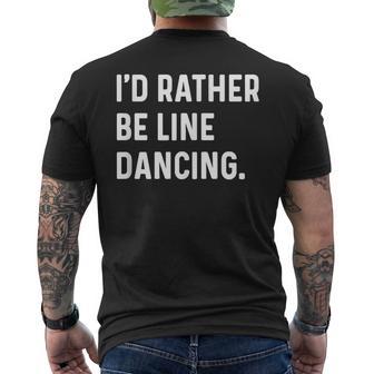 Je Préfère Danser En Ligne Dance Dancertudio T-shirt imprimé au dos - Cadeauxyz