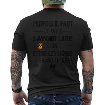 Jeais Etre Grande Frère Grand Frère Annonce Humour Garçon T-shirt imprimé au dos - Cadeauxyz