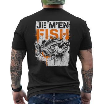 Jeu De Mots Français Amusant Je M'en Fish T-shirt imprimé au dos - Cadeauxyz