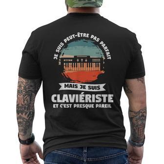 Jeuis Peut-Être Pas Parfait Mais Jeuis Claviériste T-shirt imprimé au dos - Cadeauxyz