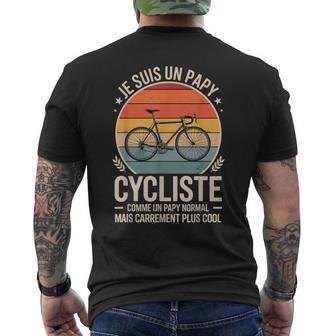Jeuis Un Papy Cycliste Cool T-shirt imprimé au dos - Cadeauxyz