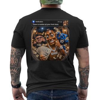 John Pork Tung Tung Tung Sahur 67 Meme Brainrot Men's T-shirt Back Print - Thegiftio UK