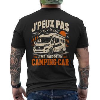 J'peux Pas J'me Barre En Camping-Car Homme Camping-Cariste T-shirt imprimé au dos - Cadeauxyz