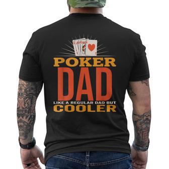 Juego De Cartas Para Papá De Póker Divertido Jugador De Cartas Para El Día Del Padre Camiseta Hombre Estampado Espalda - Regaloses