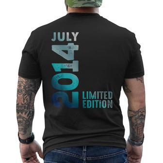 Julio 2014 Año 2014Intage 2014 Retro 2014 Edición Limitada Camiseta Hombre Estampado Espalda - Regaloses