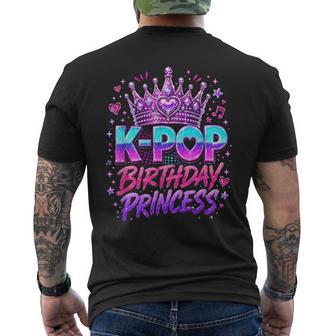 K-Pop Birthday Princess Korean Music Lovers Men's T-shirt Back Print - Thegiftio UK