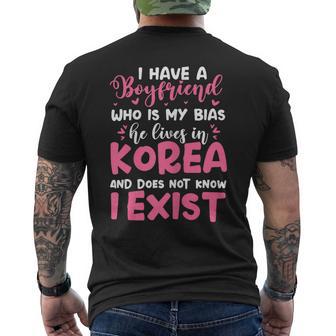 K-Pop J'ai Un Petit Ami Qui Est Mon Parti Pris Ilit En Corée T-shirt imprimé au dos - Cadeauxyz