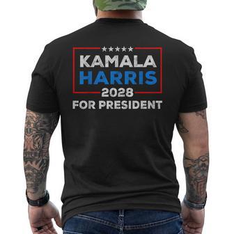 Kamala Harris 28 Kamala Harris For President 2028 Men's T-shirt Back Print - Thegiftio UK