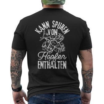 Kannpurenon Hopfen Enthaltenaufen Party Bier Hopfen T-Shirt mit Rückendruck - Geschenkecke