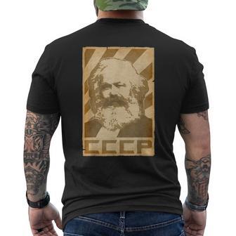Karl Marx Cccpintage Póster Camiseta Hombre Estampado Espalda - Regaloses