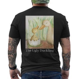 La Ilustración Del Patito Feo In Mangas Camiseta Hombre Estampado Espalda - Regaloses