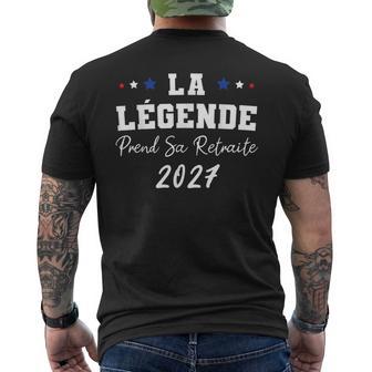La Légende Prenda Retraite 2027 Cadeau Collègue Retraité T-shirt imprimé au dos - Cadeauxyz