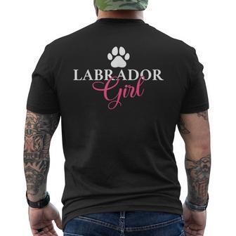 Lab Retriever Labrador Chica Camiseta Hombre Estampado Espalda - Regaloses