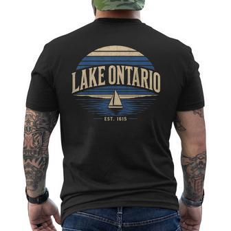 Lac Ontario T-shirt imprimé au dos - Cadeauxyz