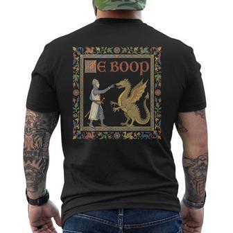 Le Boop Medieval Knight Dragon Renaissance Faire Men's T-shirt Back Print | Seseable UK