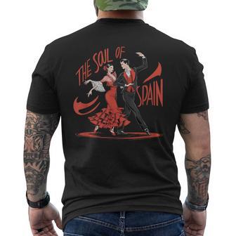 Le Cœur De L'espagne Danse Flamenco Élégante T-shirt imprimé au dos - Cadeauxyz