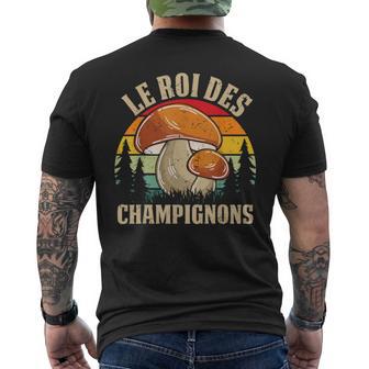 Le Roi Des Champignons Cèpes Drôle Champignon T-shirt imprimé au dos - Cadeauxyz
