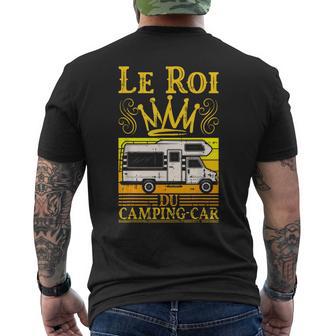 Le Roi Du Camping Car Aventure Camping Campeur Homme Cadeau T-shirt imprimé au dos - Cadeauxyz