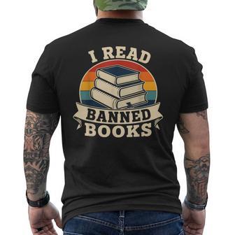 Leí Libros Prohibidos Lector Bibliotecario Amante De Libros Retro Camiseta Hombre Estampado Espalda - Regaloses