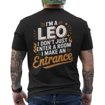 Leo Zodiac Sign Birthday Horoscope Astrology Men's T-shirt Back Print | Seseable UK