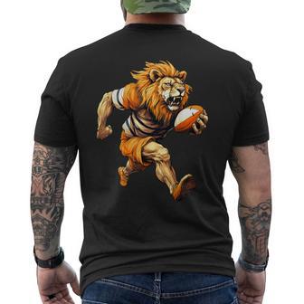 León Jugador De Rugby Camiseta Hombre Estampado Espalda - Regaloses